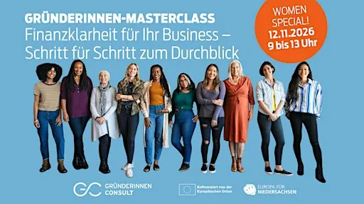 Gründerinnen Masterclass: Finanzklarheit für Ihr Business (WOMEN SPECIAL)