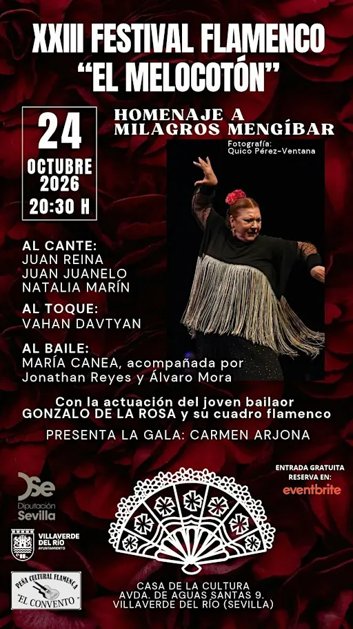XXIII FESTIVAL FLAMENCO "EL MELOCOTÓN" DE VILLAVERDE DEL RÍO