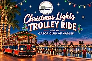 Gator Club of Naples Christmas Lights Trolley