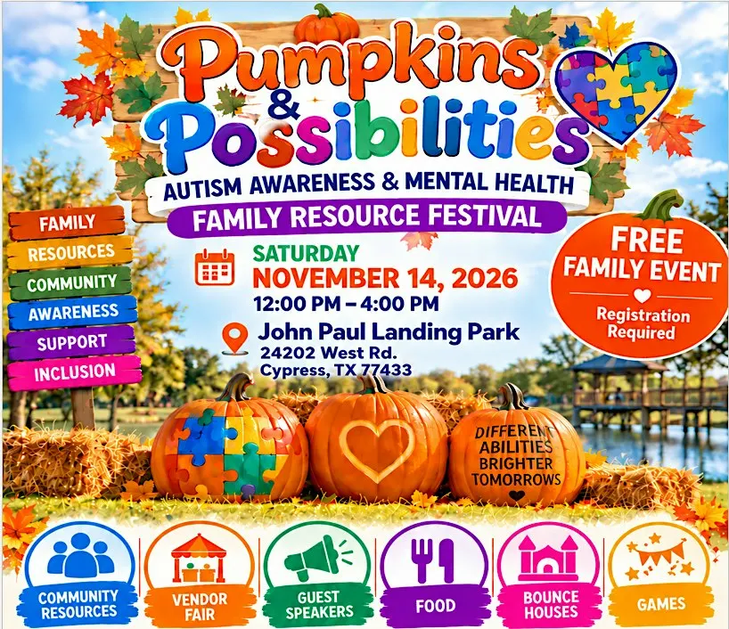 Pumpkins & Possibilities Autism Awareness & Mental Health Family Festival