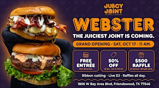 Juicy Joint Webster, Tx Grand Opening