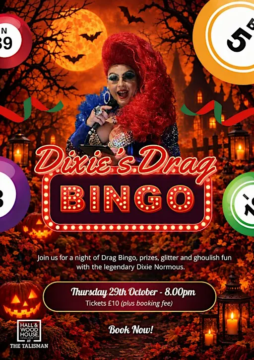 Dixie's Spooky Halloween Drag Bingo