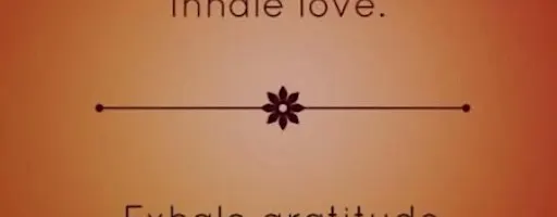 Breathing In Gratitude: A Healing Ceremony