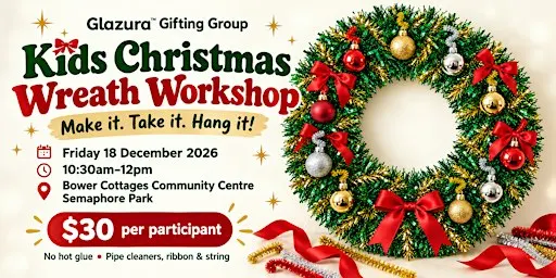 Kids Christmas Wreath Workshop