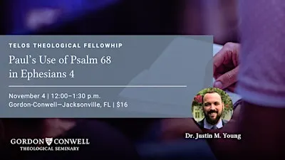 Telos Theological Fellowship (Lunch Included)