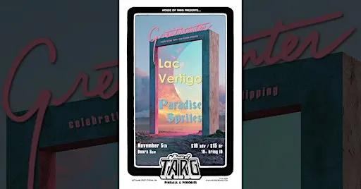 GREATHUNTER + Lac Vertigo + Paradise Sprites