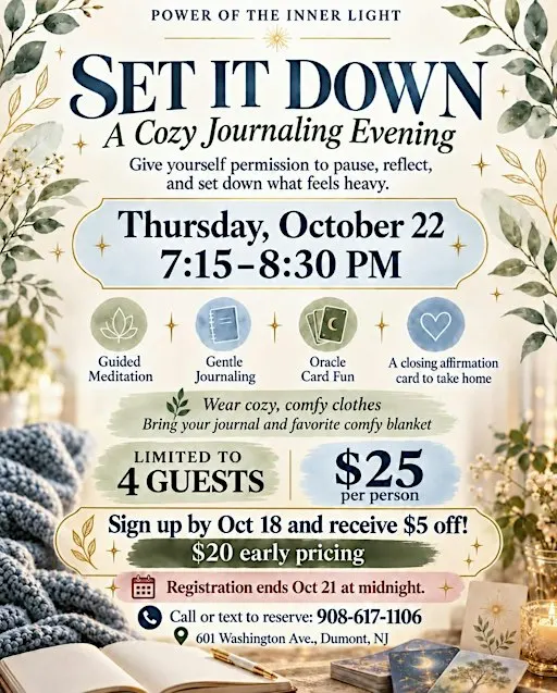 Set It Down-A Cozy Journaling Evening
