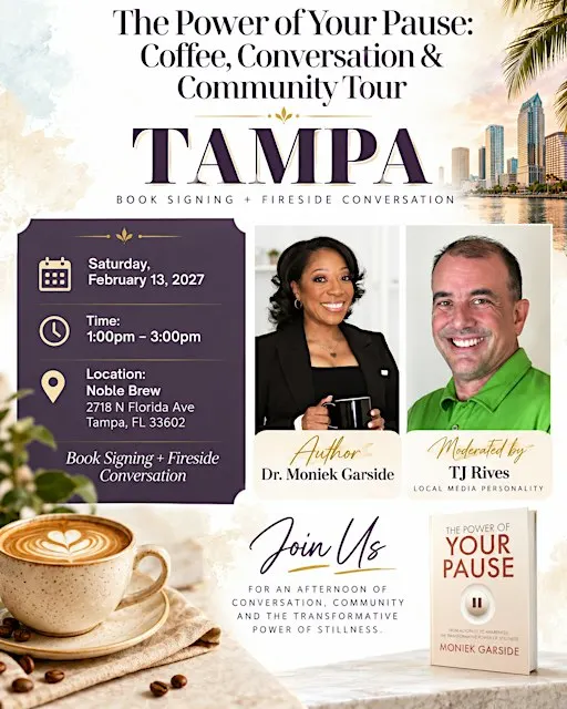 The Power of Your Pause: Coffee, Conversation & Community-Tampa