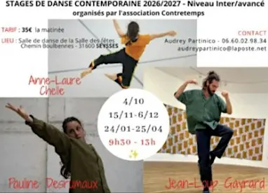 STAGE DANSE CONTEMPORAINE AVANCÉ ADULTE