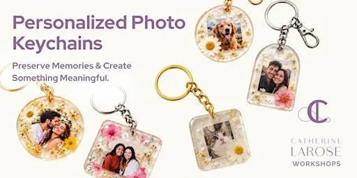 UV Resin Keychain With Personal Photo Workshop