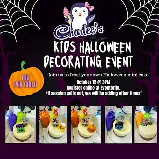 Children's Halloween Ice Cream Decorating - Columbus Day (NO SCHOOL)