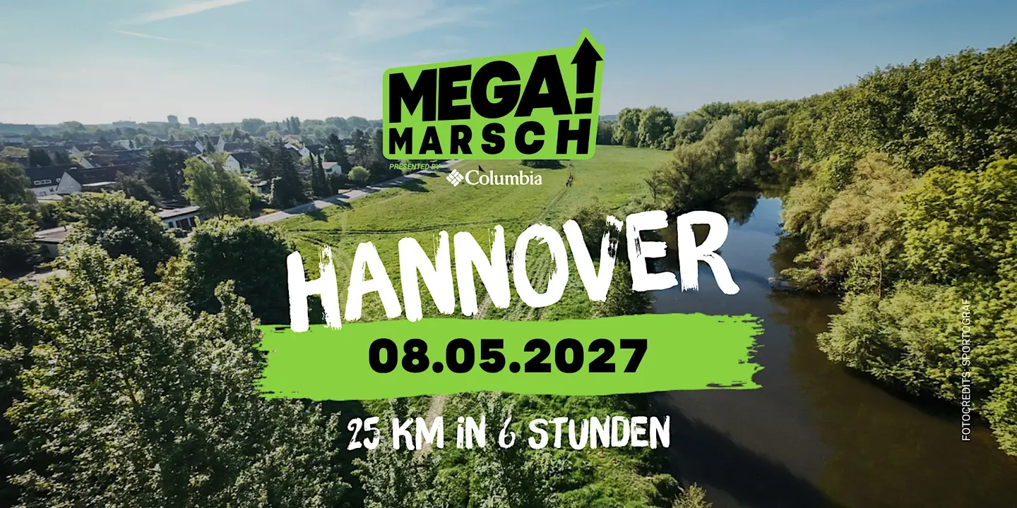 Megamarsch 25/6 Hannover 2027