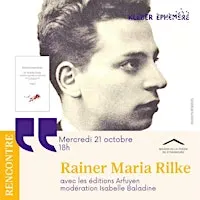 Rencontre autour de Rainer Maria Rilke