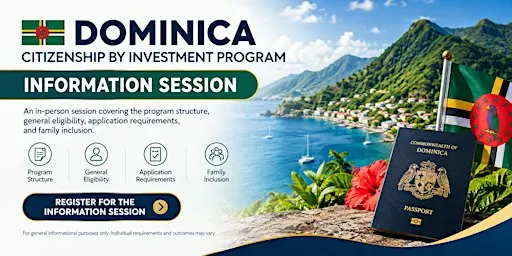 Dominica Citizenship by Investment – Information Session (Dubai)