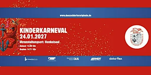 ✨ Kinderkarneval der Düsseldorfer Originale 2027 ✨