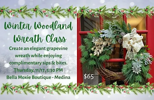 Winter Woodland Wreath Making Class