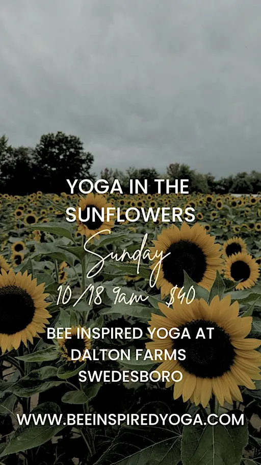 Yoga in the Sunflowers at Dalton Farms