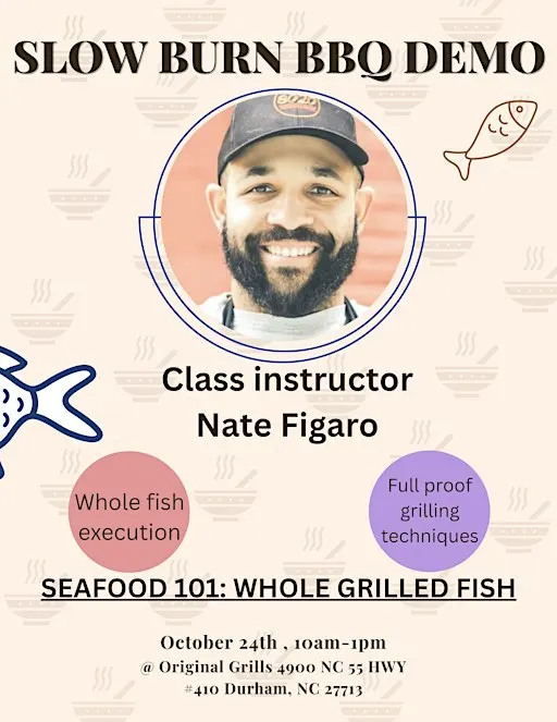 October 24th: Seafood 101 - Whole Grilled Fish