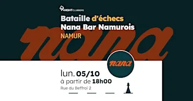 Rencontre d'échecs - Namur - Nana Bar Namurois