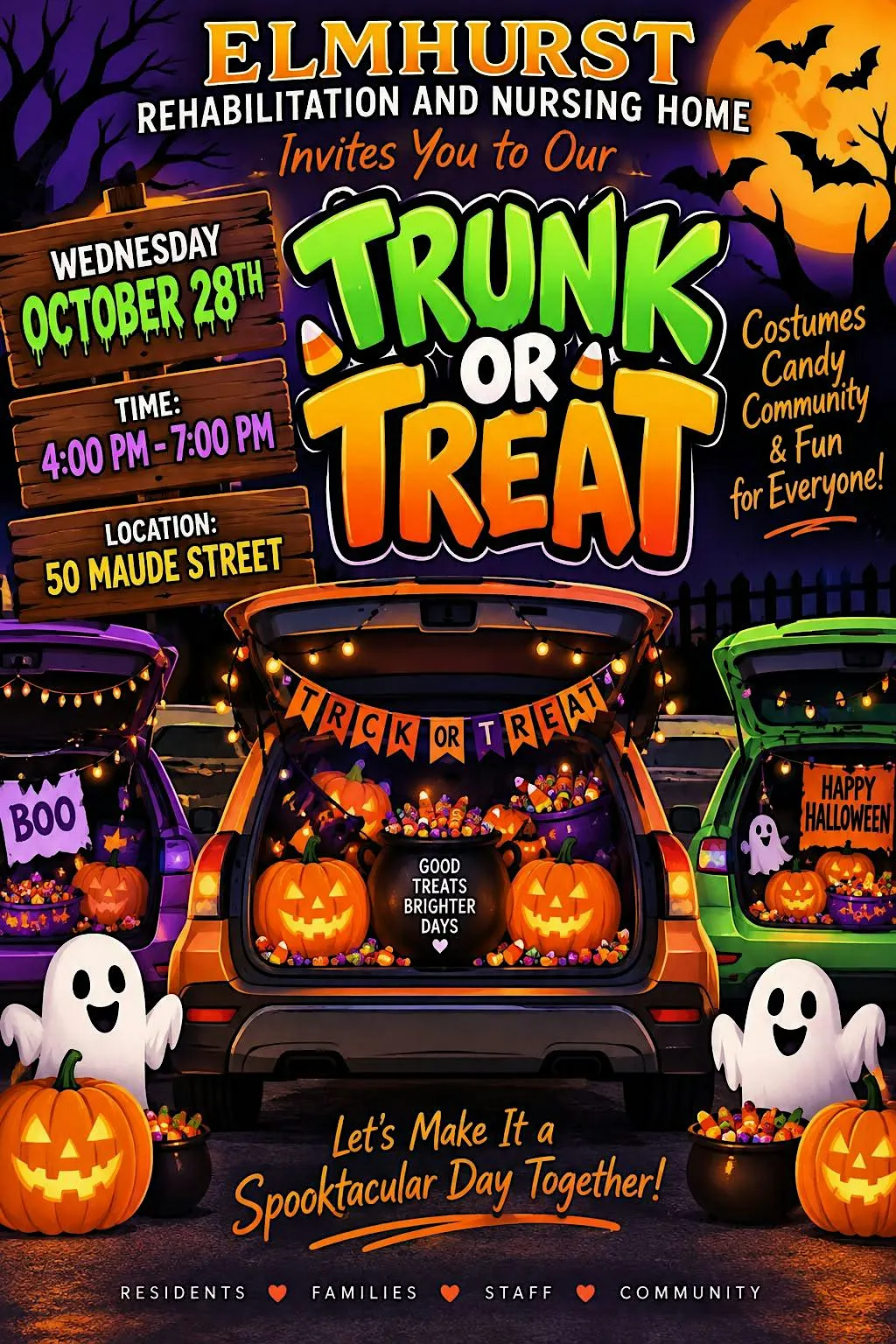 Trunk or Treat at Elmhurst!