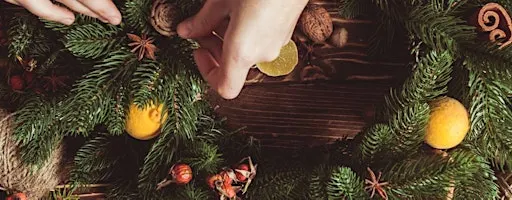 Traditional Christmas Wreath Workshop at Gibside Stables, Tyne & Wear