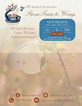 From Tears to Wings - My Grief, My Story -Create “My Story” healing journal