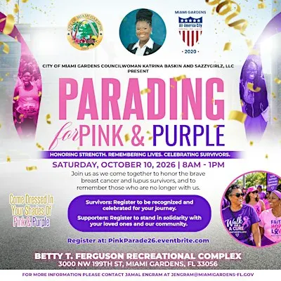 Parading for Pink and Purple
