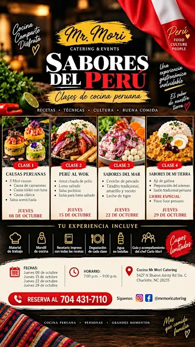 Sabores del Perú - Clases de Causas Peruanas