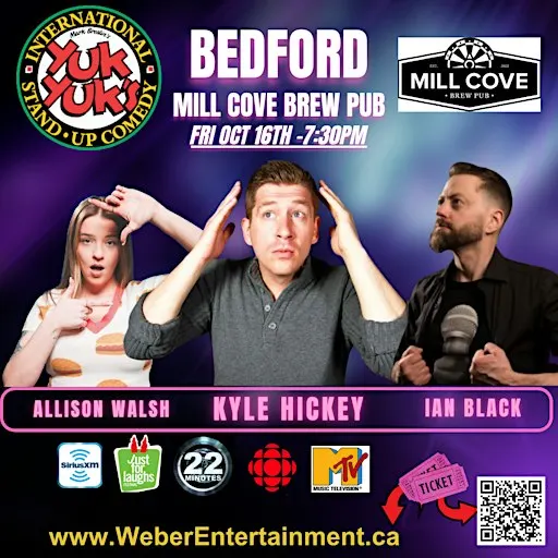 BEDFORD, Yuk Yuks at Mill Cove Brew Pub