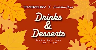 Drinks and Desserts Fall Edition