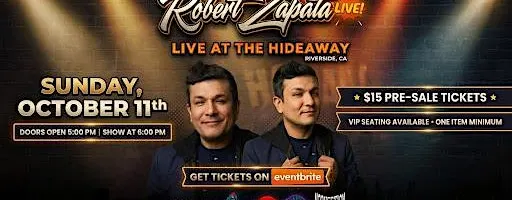 NO QUESTION COMEDY SHOW - 10/11 -Featuring: Robert Zapata