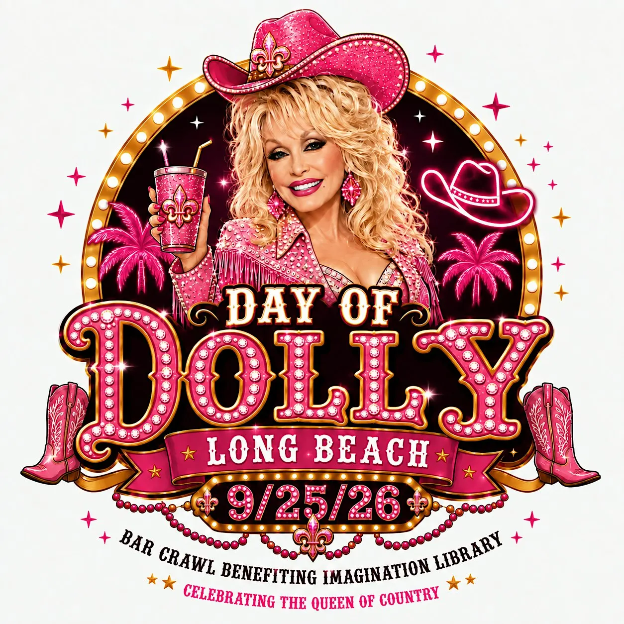 Day of Dolly a costume findraising pub crawl