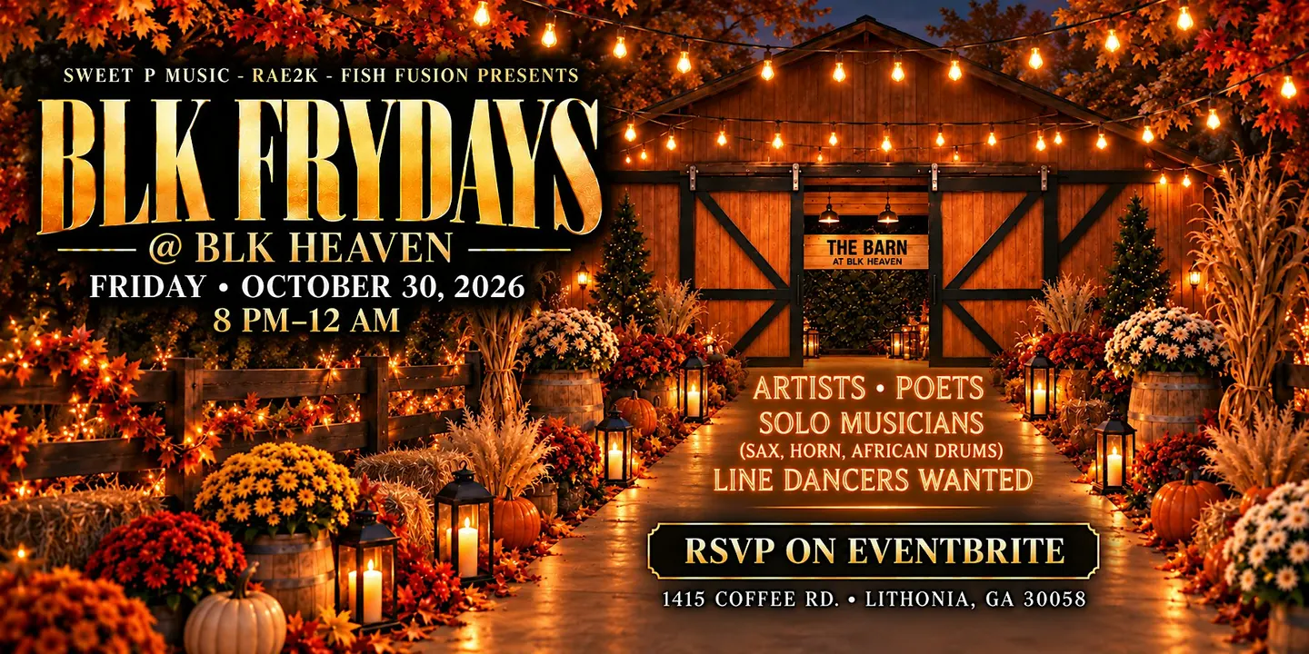BLK Frydays @ BLK Heaven — Artist Performance Slots