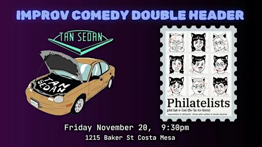 Tan Sedan + Philatelists
