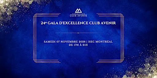 24e Gala d'Excellence Club Avenir