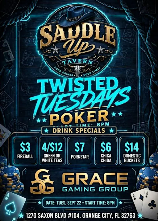 Saddle up, it's time to shuffle up and deal! ♠️