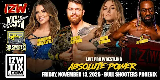 IZW ABSOLUTE POWER (Live Pro Wrestling presented by 3D Sports Cards)