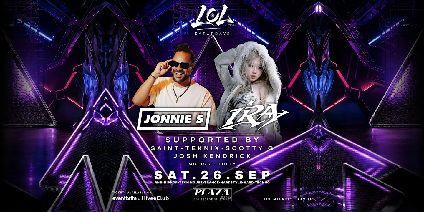 SAT 26 SEPT - LOL SATURDAYS @ PLAZA HOTEL