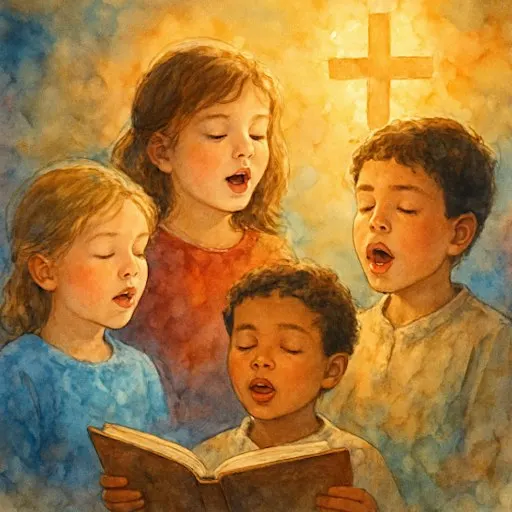 Children Sharing Their Love of Jesus Christ