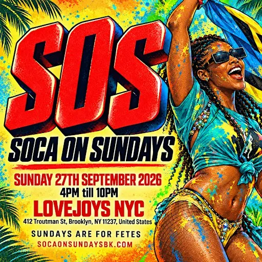SOCA ON SUNDAYS - Brooklyn's Biggest Soca Day Party