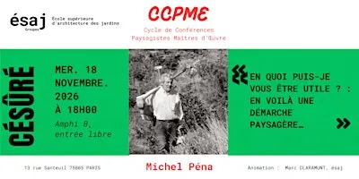 Conférence Paysagistes MO avec Michel Péna