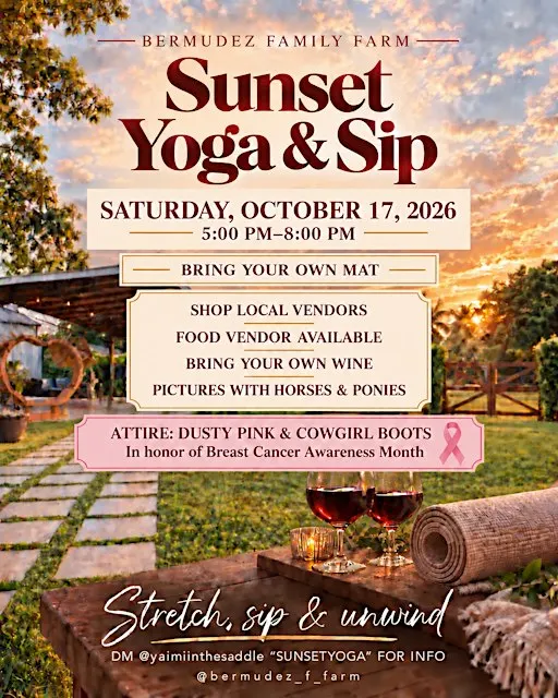 Sunset Yoga and Sip