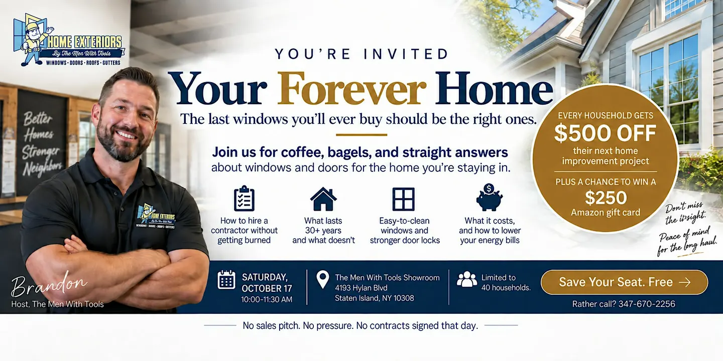 Your Forever Home Event: By The Men with Tools