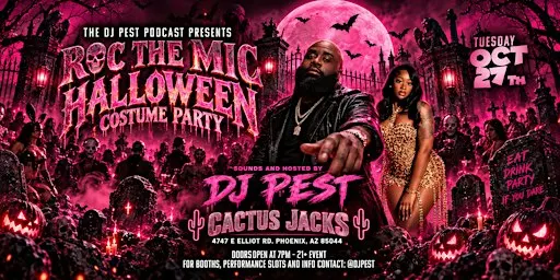 Roc The Mic Halloween Costume Party