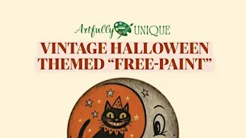 Vintage Halloween Painting