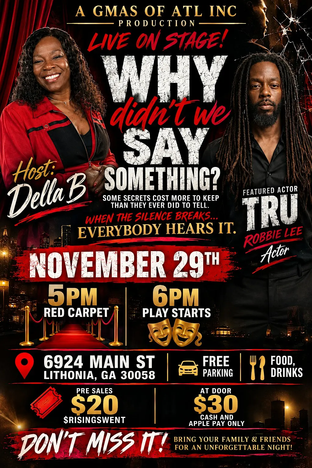 Why Didn’t We Say Something stage play