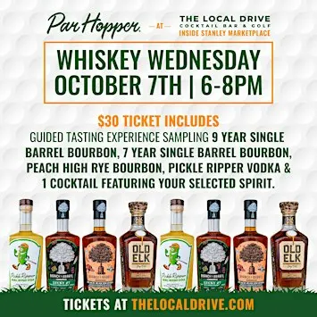 Whiskey Wednesday: A Guided Bourbon & Spirits Tasting