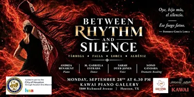 Between Rhythm and Silence, funded in part by the City of Houston - HAA