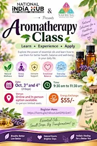 2 day Class on Aromatherapy Onlone and In-person Options