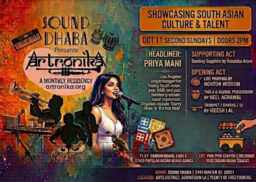 PRIYA MANI, Bombay Sapphire, ARTRONIKA live at Sound Dhaba